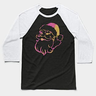 Santa color stencil Baseball T-Shirt